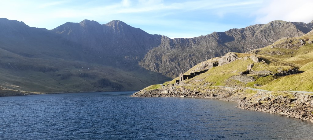 Photo of Llyn Llydaw lake in Snowdonia, Wales
