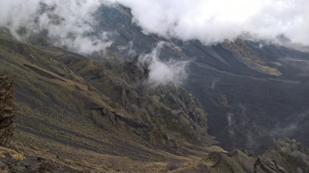 Walls of the Valle del Bove, Mount Etna, Italy