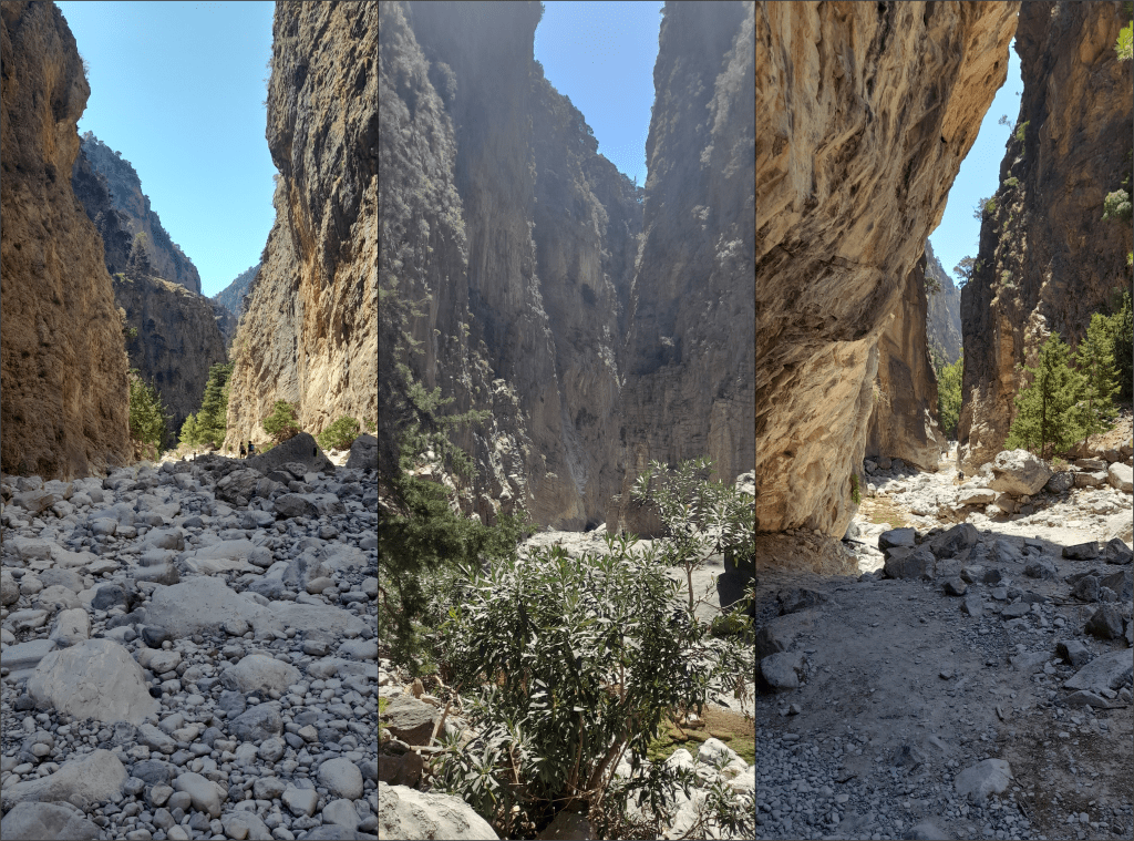 Samaria Gorge, approaching "The Gates"