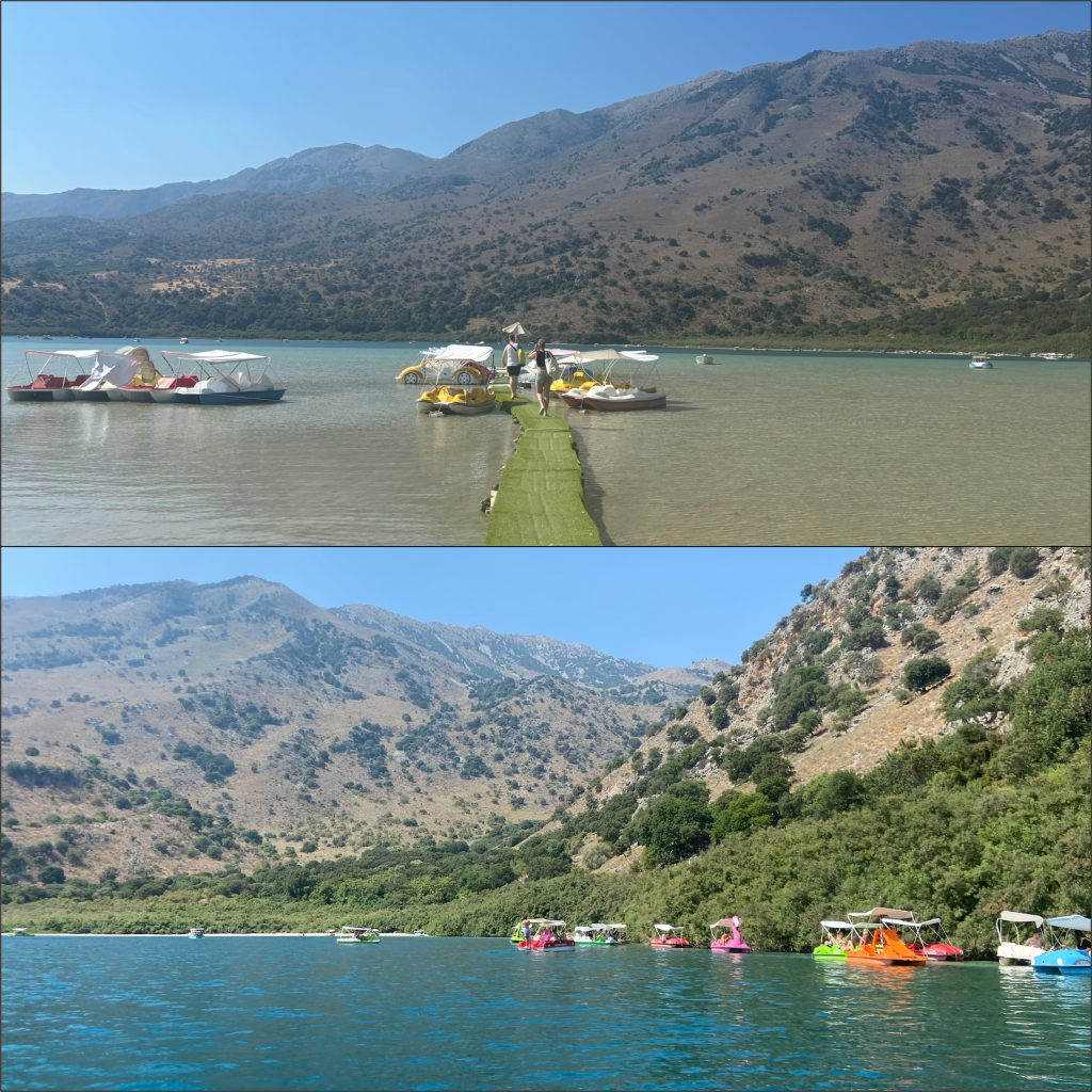 Photos of Lake Kournas, near Chania, Crete