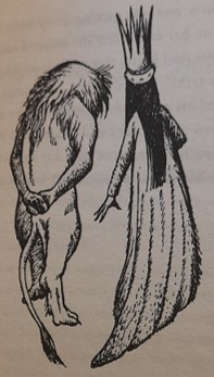 Illustration by Pauline Baynes from The Lion, the Witch and the Wardrobe (1950) by C. S. Lewis.