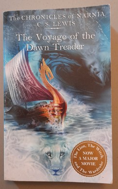 Cover of 2001 edition of The Voyage of the Dawn Treader by C. S. Lewis, published by Harper Collins.