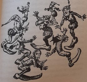 Illustration by Pauline Baynes from The Voyage of the Dawn Treader by C. S. Lewis: The Dufflepuds