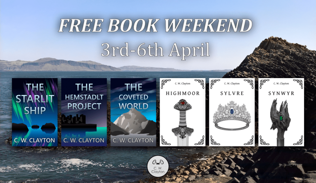 Free book weekend 3rd-6th April 2026 promotional image