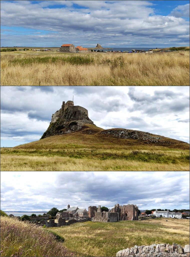 Lindisfarne castle and priory